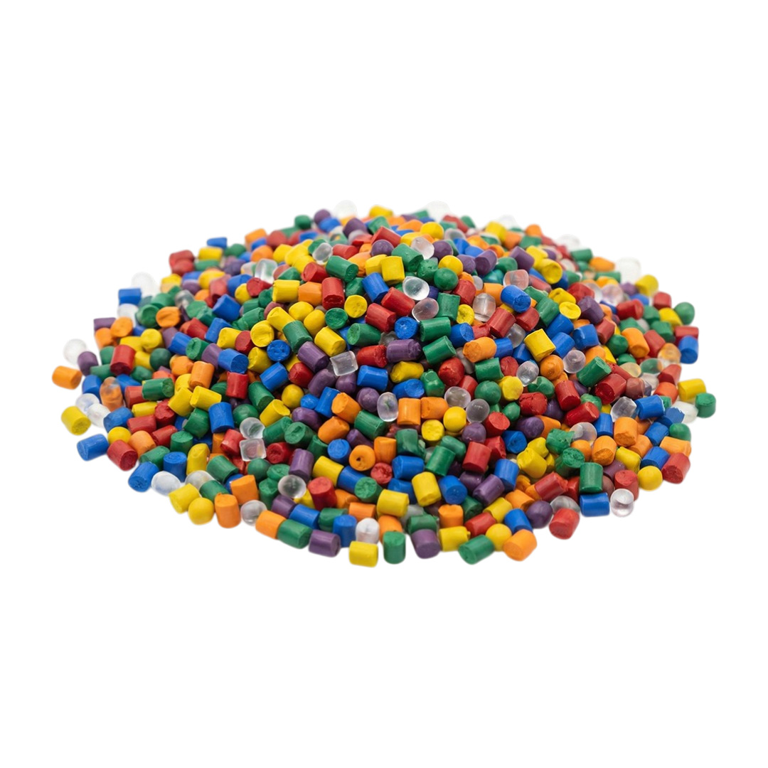 Multi-Color Plastic Granules